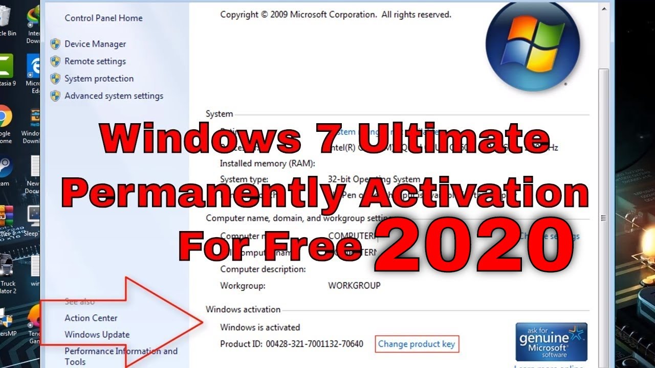 windows 7 activation key free